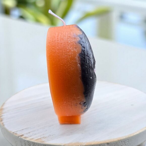 Handmade ✦ Sun & Moon Candle ✦ Pumpkin Pie Brandy Chocolate Chip Soy Wax - Picture 5 of 7